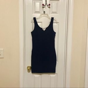 Navy bodycon dress